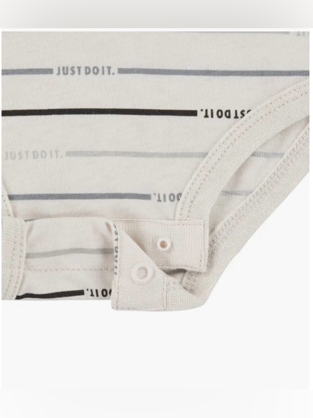Nike Baby Girl's 2-Piece Just Do It Stripe Bodysuit and Leggings Set. - Picture 5 of 9